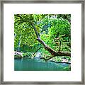 Kursunlu Waterfall Nature Park Framed Print