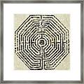 Labyrinth Vertical Framed Print
