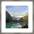 Lake Louise At Dawn Framed Print