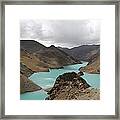 Lake Near Karo-la Pass Framed Print