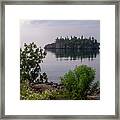 Lake Superior, North Shore-3088 Framed Print