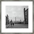 Lancashire Mill Town Framed Print