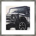 Land Rover Defende Drawing Framed Print