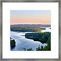 Landscape Of Saimaa Lake Framed Print