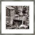 Lanterman's Mill Scenic Overlook - Youngstown Northeast Ohio Framed Print