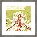 Latin Dancers Framed Print