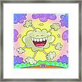 Laugh The Blues Away Framed Print