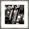 Legs In Attention-helmut Newton Iconic Photography Framed Print