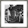 Lennon And Ladies Framed Print