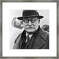 Leon Blum In Head And Shoulders Picture Framed Print