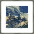 Les Dents Du Midi Mountain Framed Print