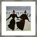 Les Patineuses The Skaters Framed Print