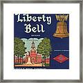Liberty Bell Brand Framed Print
