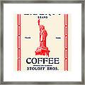 Liberty Brand Coffee Framed Print