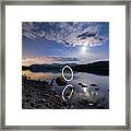 Light Painting Framed Print