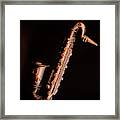 Li'l Saxophone 2 Framed Print