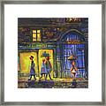 Lonely Night Out Framed Print