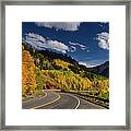 Long And Winding Road Framed Print