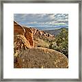 Looking East From Rim Rock Drive Framed Print