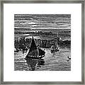 Looking Out To Sea From Venice, 19th Framed Print