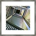 Looking Up Stairwell Framed Print