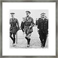 Lord Allenby Welcomed In England Framed Print