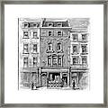 Lord Byrons Birthplace, Holles Street Framed Print