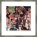 Los Angeles Lakers Magic Johnson, 1984 Nba Finals Sports Illustrated Cover Framed Print