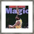 Los Angeles Lakers Magic Johnson, 1990 Nba Western Sports Illustrated Cover Framed Print