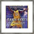 Los Angeles Lakers Shaquille Oneal, 2001 - 2002 Nba Sports Illustrated Cover Framed Print