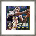 Los Angeles Lakers Shaquille Oneal, 2001 Nba Champions Sports Illustrated Cover Framed Print