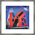 Love Philly Framed Print