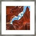 Lower Antelope Canyon Framed Print