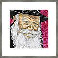 Lubavitcher Rebbe Pinkish Framed Print