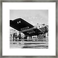 Lufthansa Airliner Framed Print