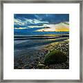Mackinaw Island Sunset Framed Print