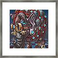 Magical Many-eyed Elephant Framed Print