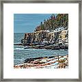 Magnificent Otter Cliffs Framed Print