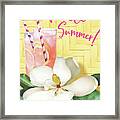 Magnolia Pink Lemonade Framed Print