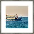 Maldives Wonderful Maldivian Boat Dhoni Framed Print
