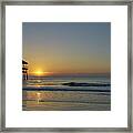 Man And The Sea Framed Print