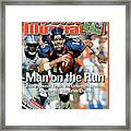 Man On The Run Jake Plummer Leads The Unbeaten Broncos Sports Illustrated Cover Framed Print