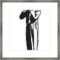 Man Playing Piccolo Framed Print