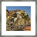 Manarola Framed Print