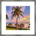 Manchebo Beach, Aruba Framed Print