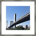 Manhattan Bridg 01 Framed Print