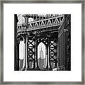 Manhattan Bridge Framed Print