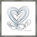 Many Hearts Framed Print