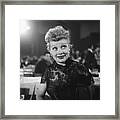 March 7, 1955, Hollywood, Lucille Ball Framed Print