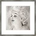 Marilyn Monroe Charcoal Framed Print